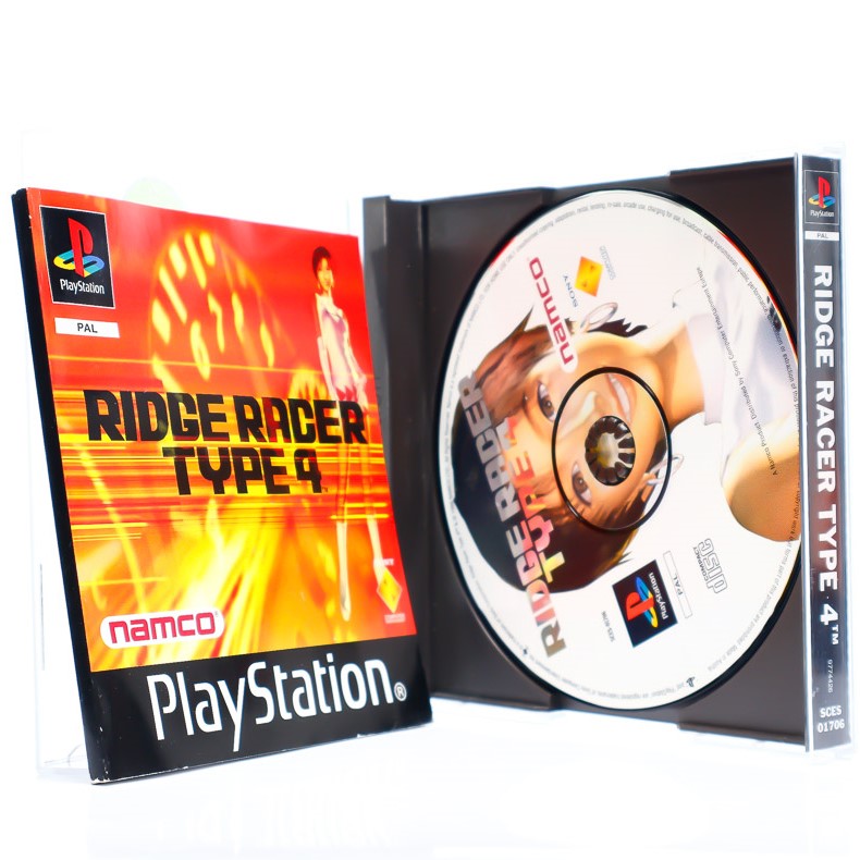 Ridge Racer Type 4 - PS1 spill - Retrospillkongen