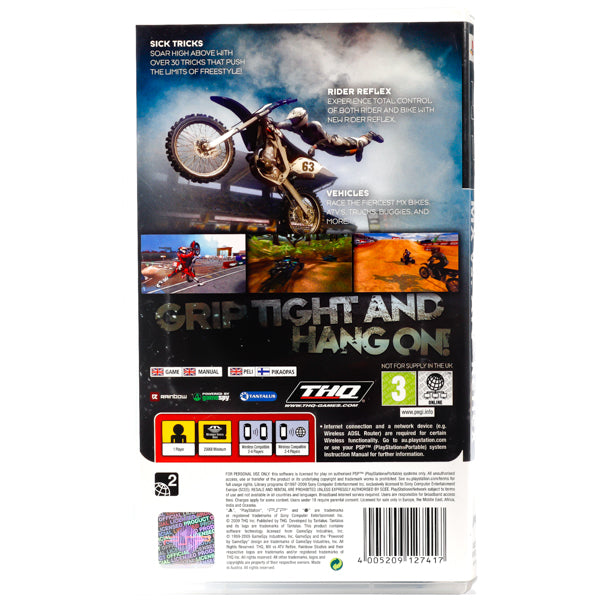 Reflex MX vs ATV - PSP spill - Retrospillkongen