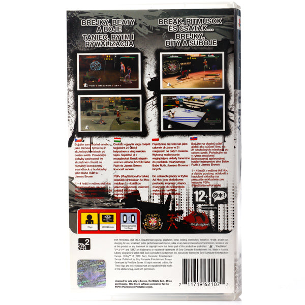 B-Boy - PSP spill - Retrospillkongen