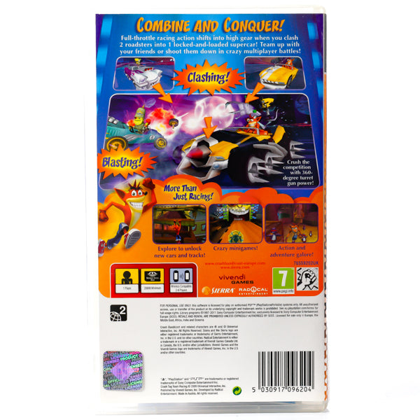 Crash Tag Team Racing - PSP spill - Retrospillkongen