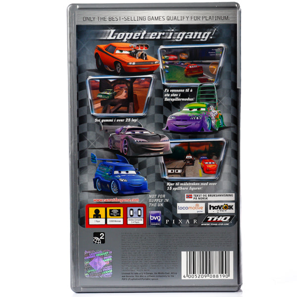 Disney Pixar Cars - PSP spill - Retrospillkongen