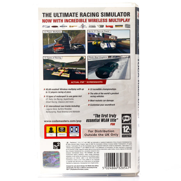 TOCA Race Driver 2 - PSP spill - Retrospillkongen