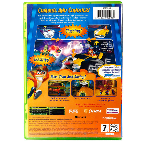 Crash Tag Team Racing - Xbox spill - Retrospillkongen