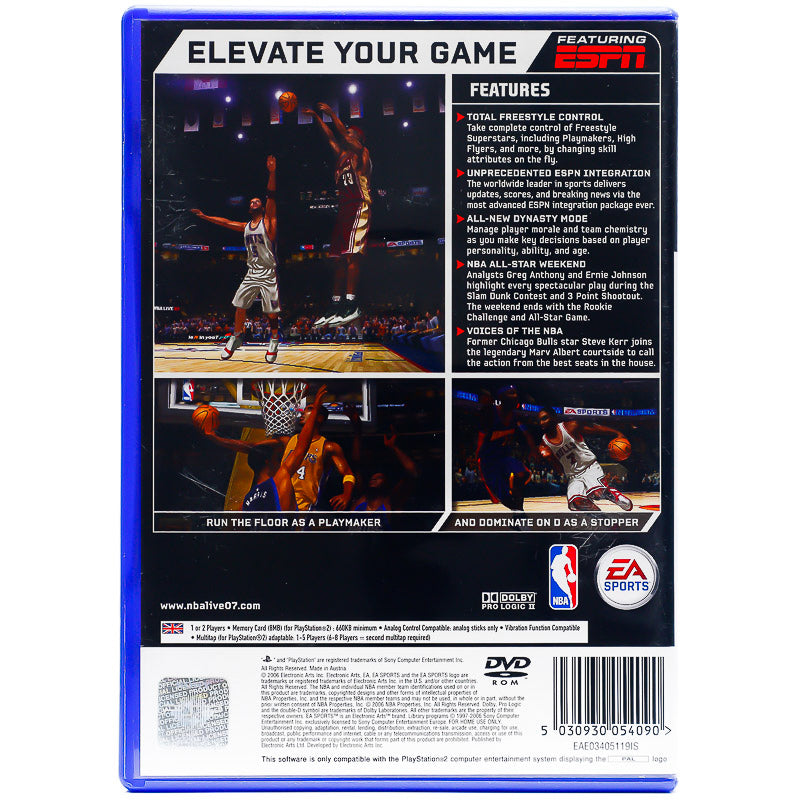 NBA Live 07 - PS2 spill - Retrospillkongen