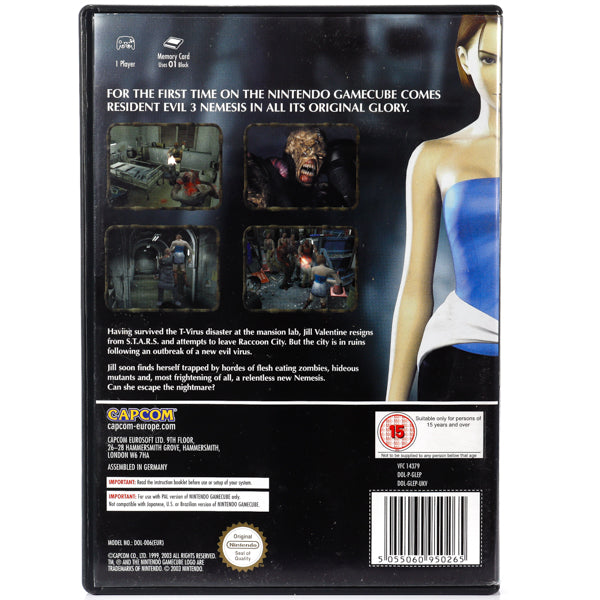 Resident Evil 3: Nemesis - Gamecube spill - Retrospillkongen