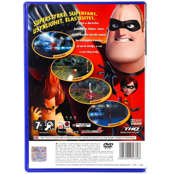The Incredibles - PS2 spill - Retrospillkongen