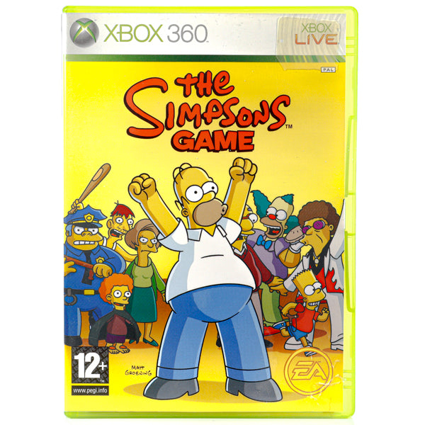 The Simpsons Game - Xbox 360 spill - Retrospillkongen
