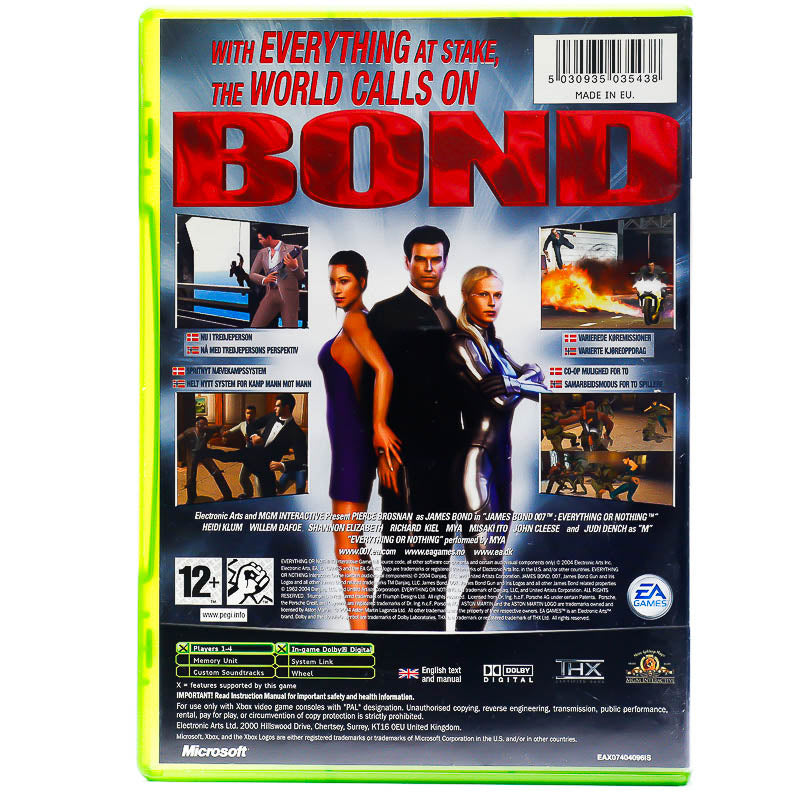 007: Everything or Nothing - Original Xbox-spill - Retrospillkongen