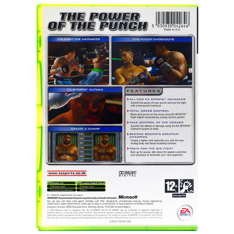 Fight Night Round 2 - Xbox Original-spill - Retrospillkongen