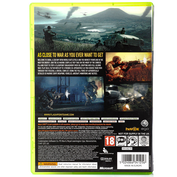 Operation Flashpoint: Dragon Rising - Xbox 360 spill - Retrospillkongen