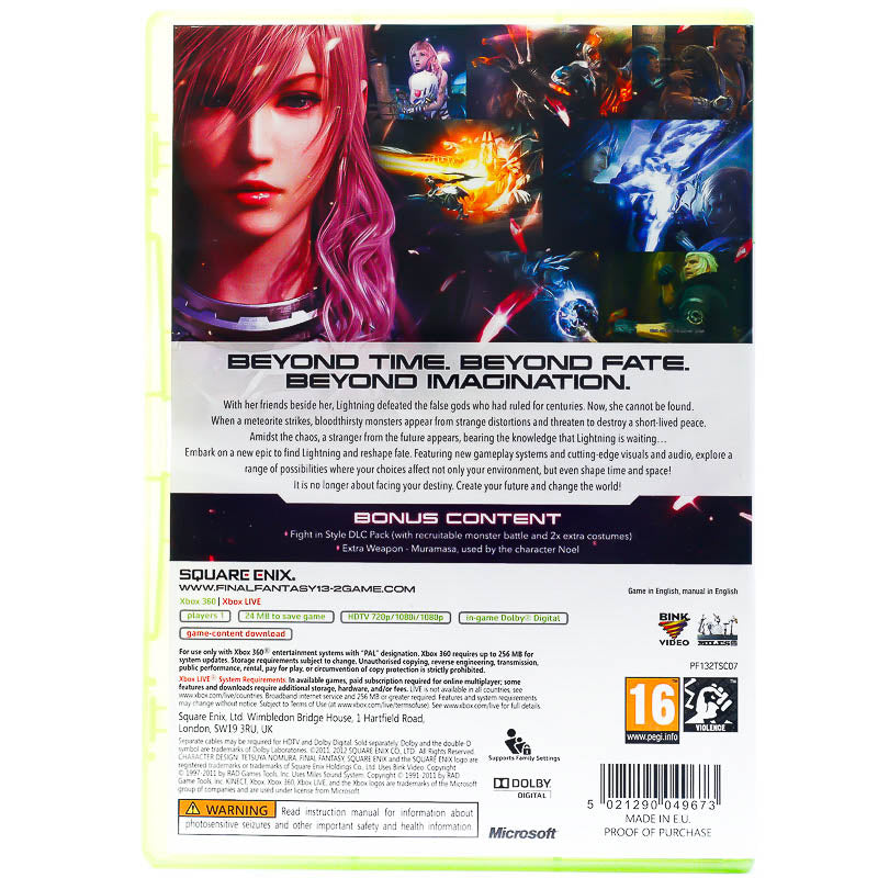 Final Fantasy XIII-2 - Xbox 360 spill - Retrospillkongen