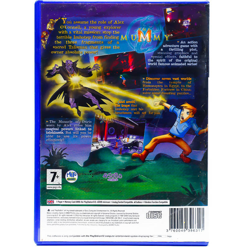 The Mummy: The Animated Series - PS2 spill - Retrospillkongen