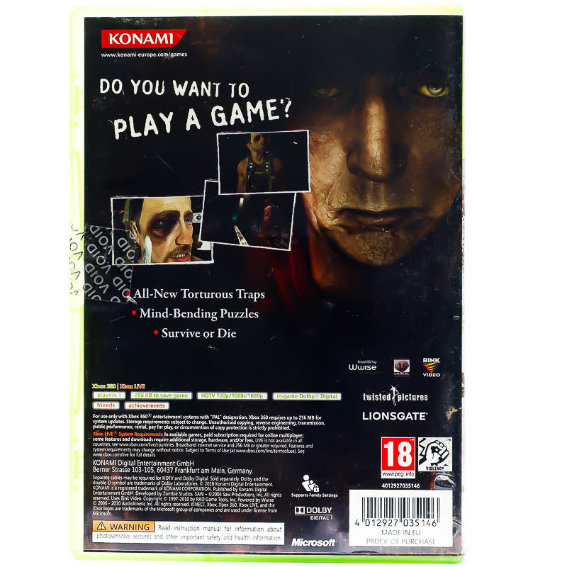 Saw II: Flesh & Blood - Xbox 360 spill - Retrospillkongen