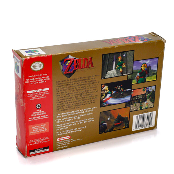 The Legend of Zelda: Ocarina of Time - N64 spill (I Eske) (NTSC, USA) - Retrospillkongen
