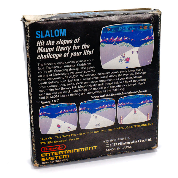 Slalom - NES spill (I eske) - Retrospillkongen