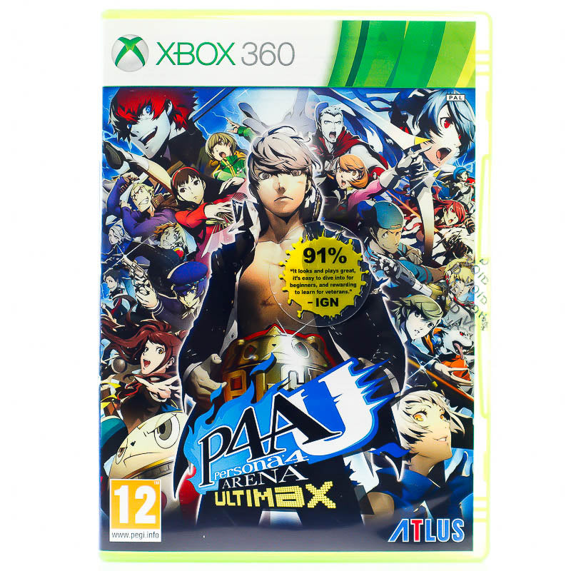 PERSONA 4 ARENA ULTIMAX XBOX 360 NEUF SOUS BLISTER VERSION