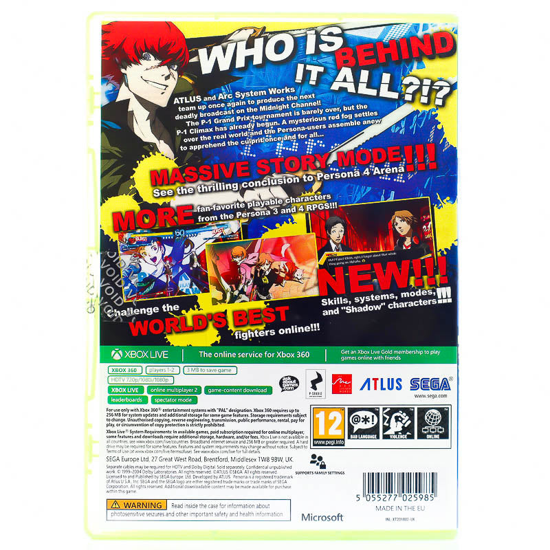 Persona 4: Arena Ultimax - Xbox 360 spill - Retrospillkongen
