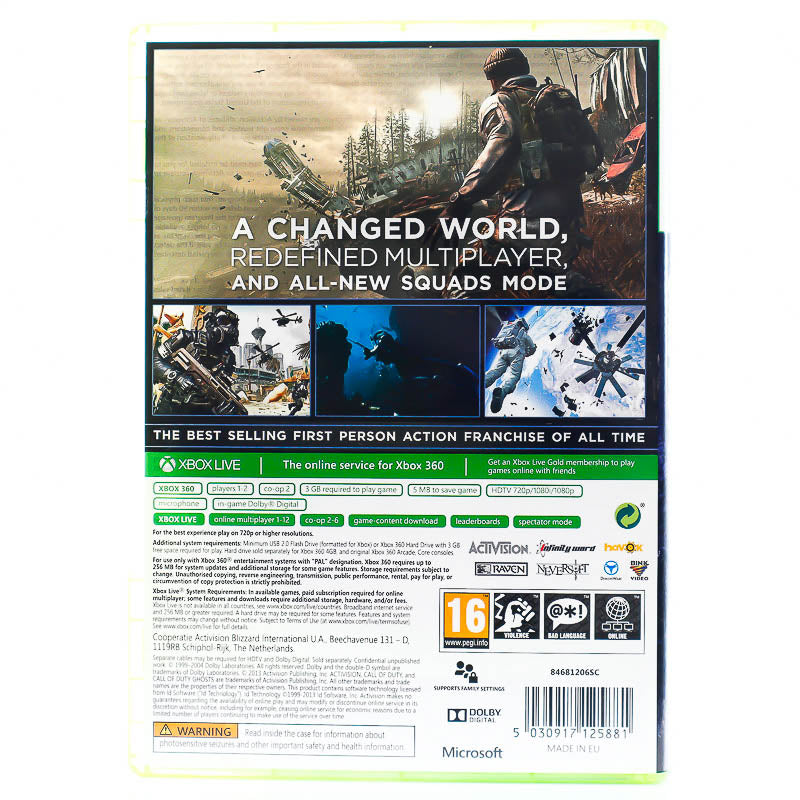 Call of Duty: Ghosts - Xbox 360 spill - Retrospillkongen