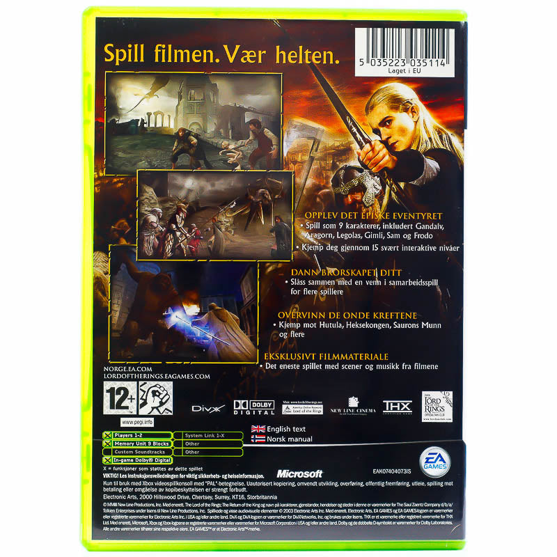 The Lord of the Rings: The Return of the King - Xbox Original-spill - Retrospillkongen
