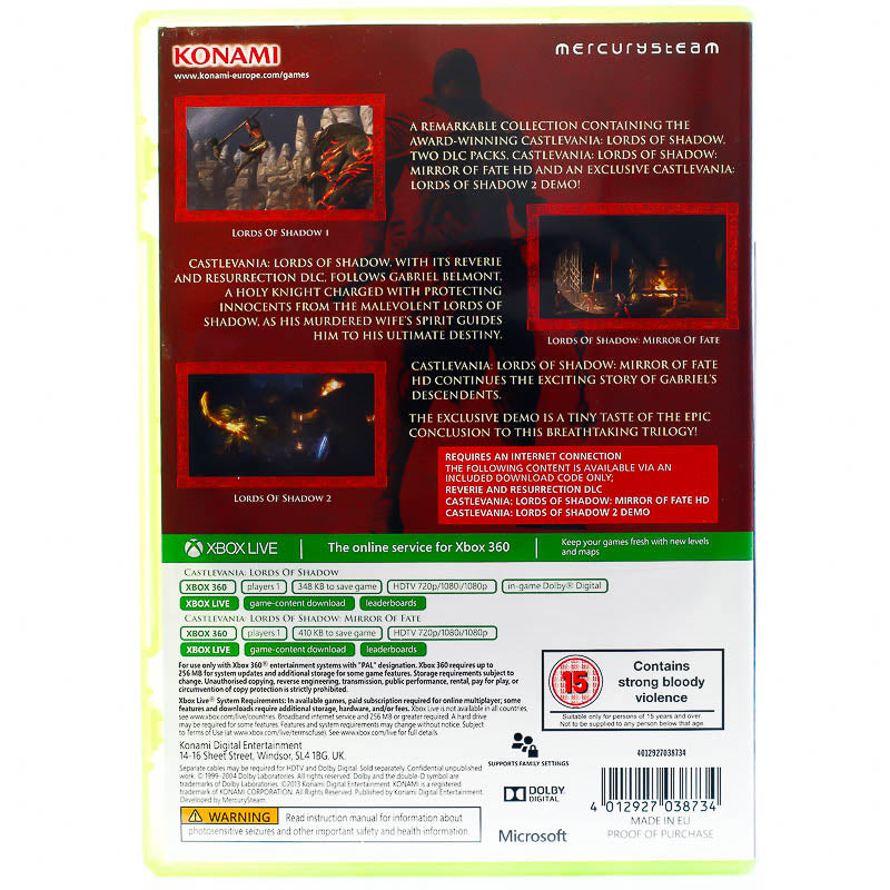 Castlevania: Lords of Shadow Collection - Xbox 360 spill - Retrospillkongen
