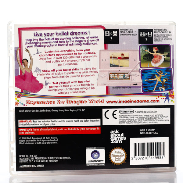 Imagine: Ballet Star - Nintendo DS spill - Retrospillkongen