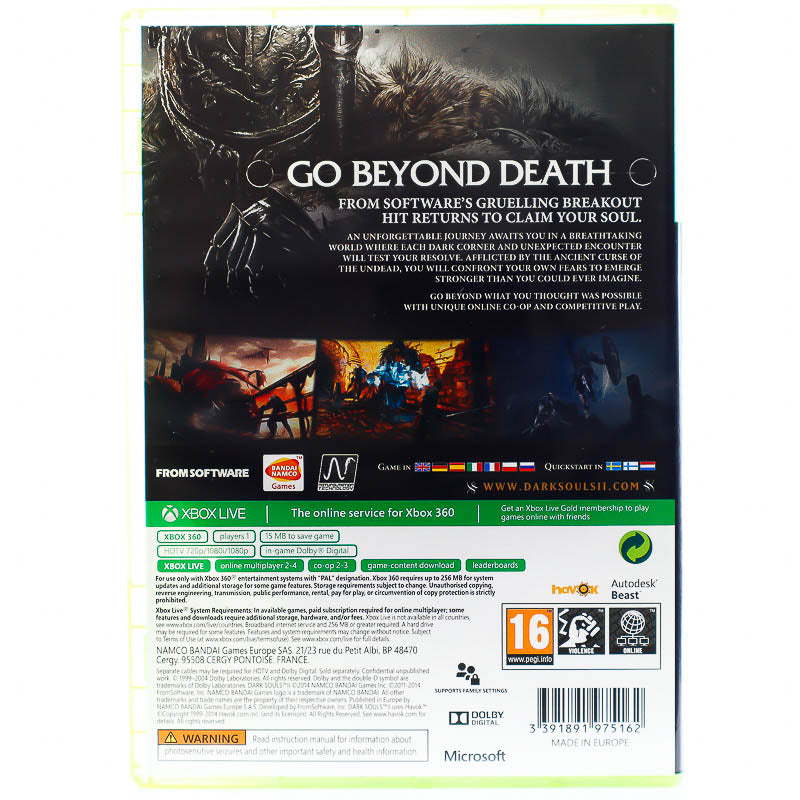 Dark Souls II - Xbox 360 spill - Retrospillkongen