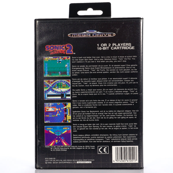 Sonic the Hedgehog 2 - SEGA Mega Drive spill - Retrospillkongen