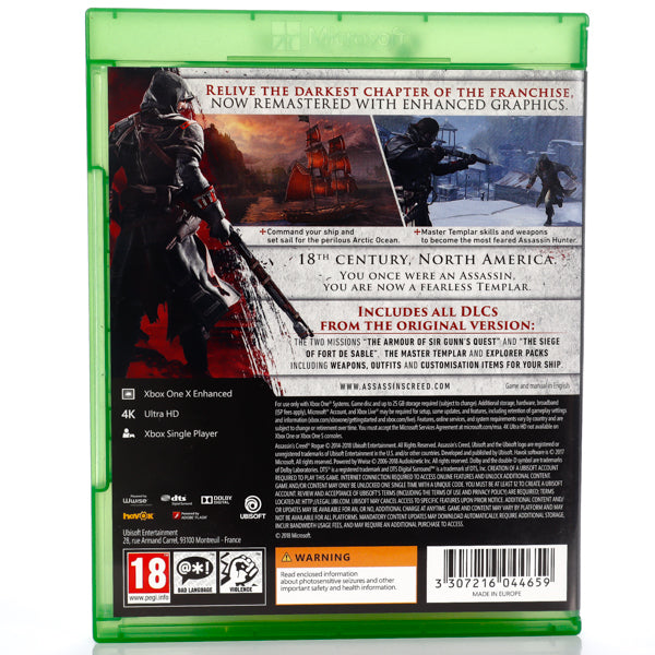 Assassin's Creed: Rogue - Remastered - Xbox One spill - Retrospillkongen