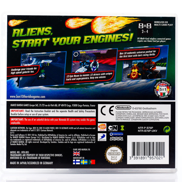 Ben 10: Galactic Racing - Nintendo DS spill - Retrospillkongen