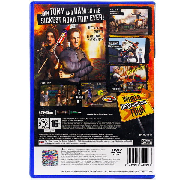 Tony Hawk's Underground 2 - PS2 spill - Retrospillkongen
