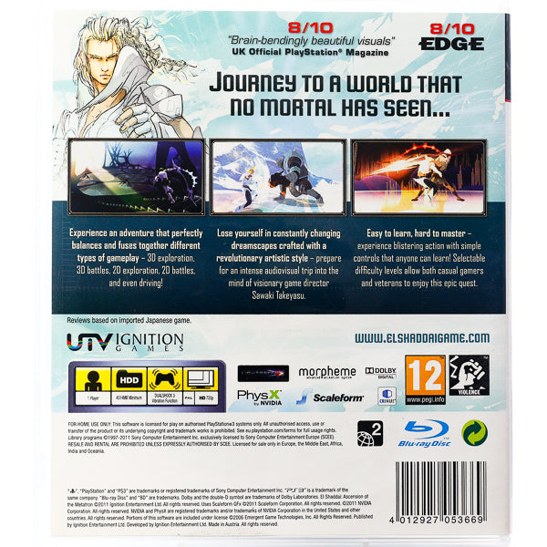 El Shaddai: Ascension of the Metatron - PS3 spill - Retrospillkongen