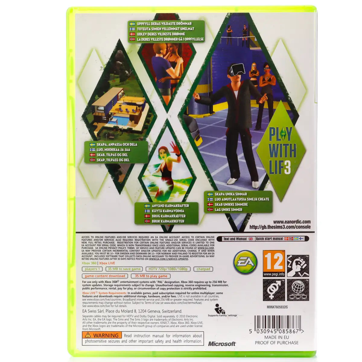The Sims 3 - Xbox 360 spill - Retrospillkongen