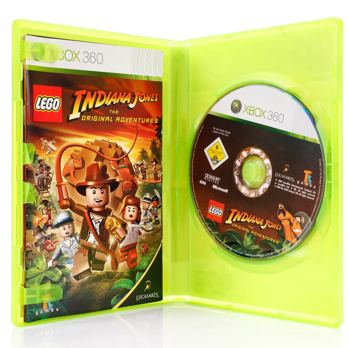 LEGO Indiana Jones: The Original Adventures / Kung Fu Panda - Xbox 360 spill - Retrospillkongen