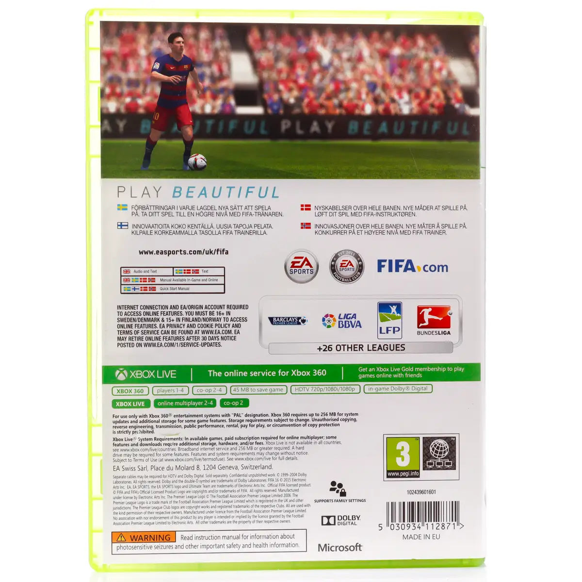 FIFA 16 - Xbox 360 spill - Retrospillkongen