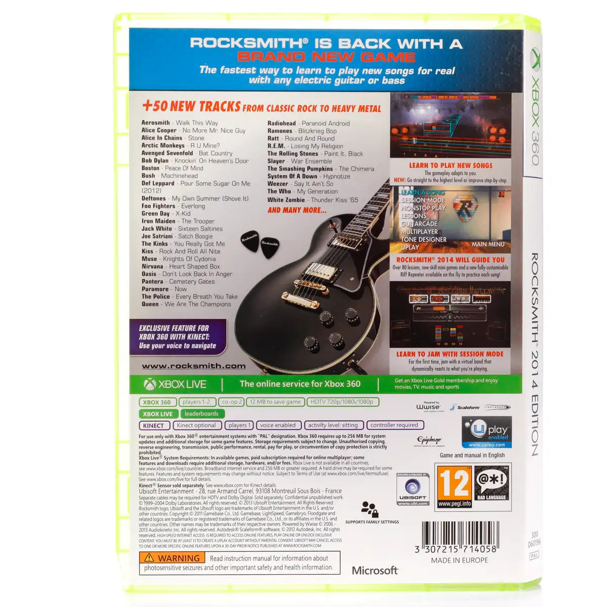 Rocksmith: All-new 2014 Edition - Xbox 360 spill - Retrospillkongen