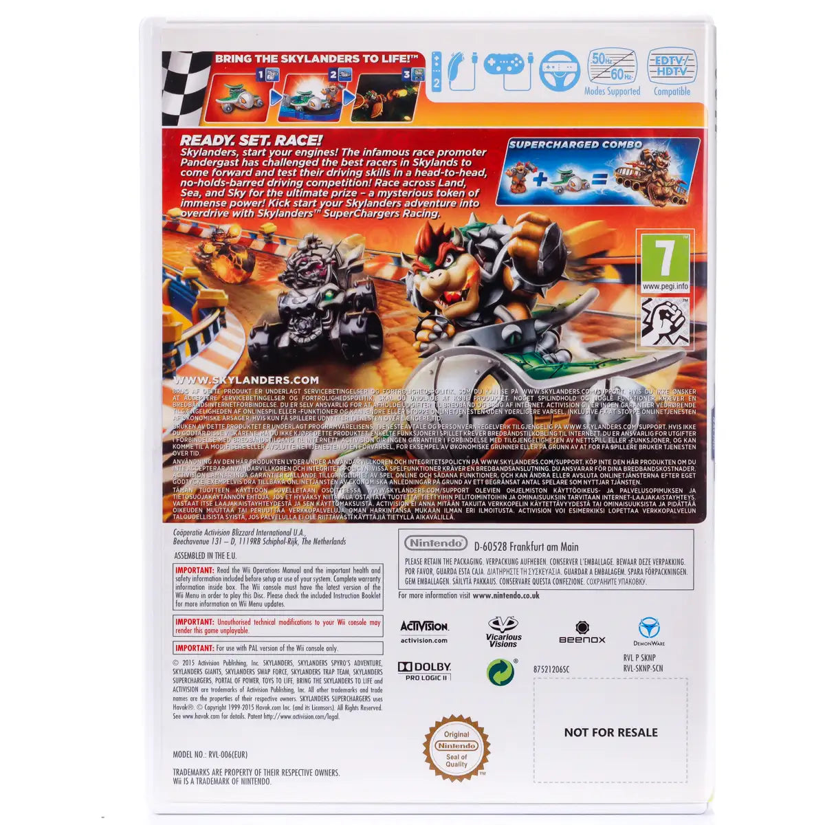Skylanders: SuperChargers Racing - Wii spill - Retrospillkongen