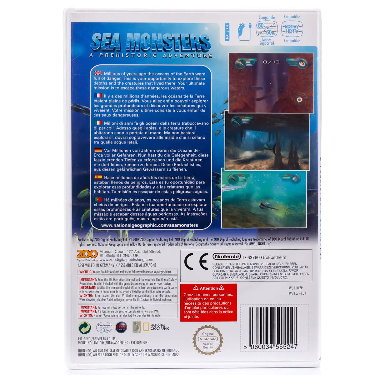 Sea Monsters - Wii spill - Retrospillkongen