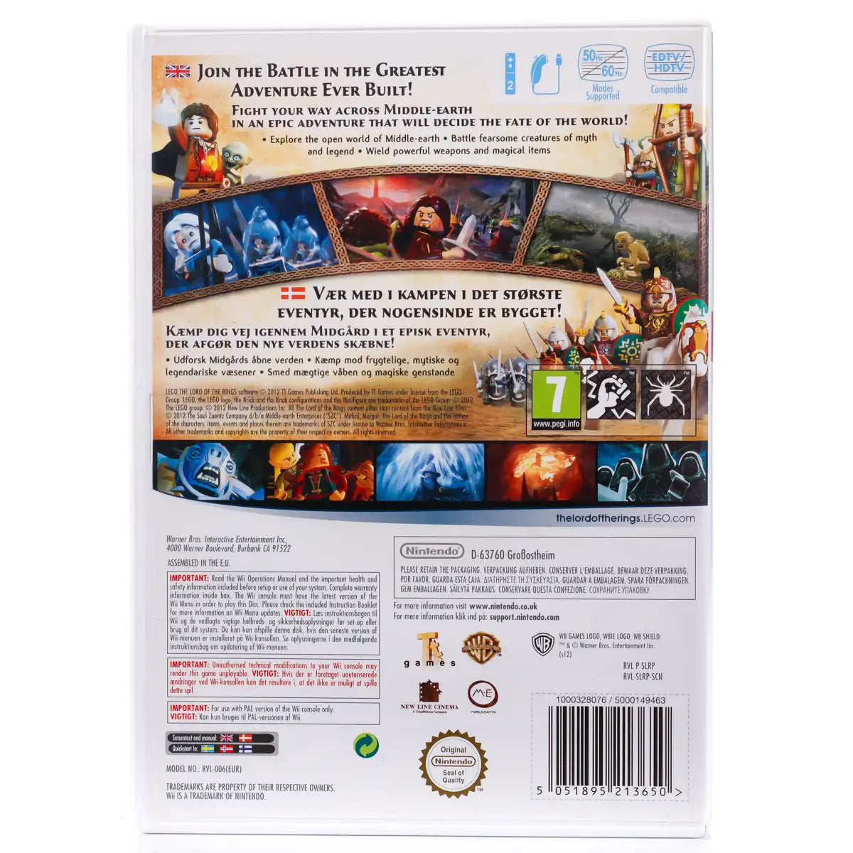 LEGO The Lord of the Rings - Wii spill - Retrospillkongen