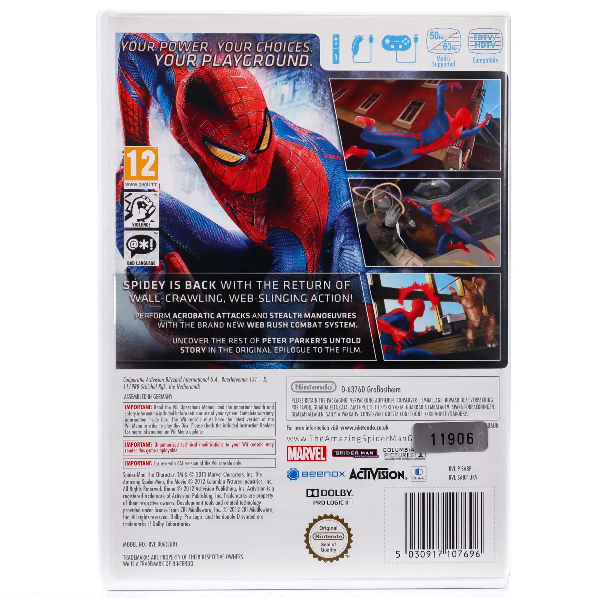 The Amazing Spider-Man - Wii spill - Retrospillkongen