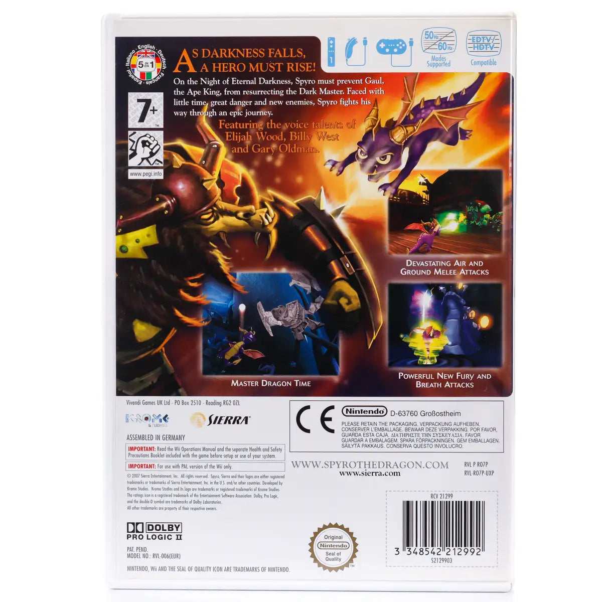 The Legend of Spyro: The Eternal Night - Nintendo Wii spill - Retrospillkongen