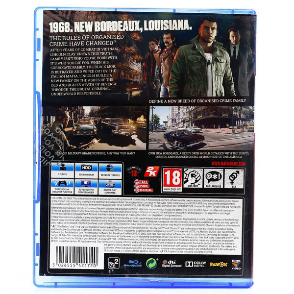 Renovert Mafia III - PS4 spill - Retrospillkongen