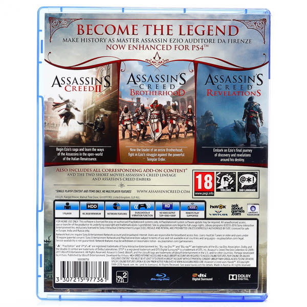 Renovert Assassin's Creed: The Ezio Collection - PS4 spill - Retrospillkongen