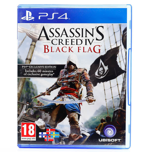 Renovert Assassin's Creed IV: Black Flag - PS4 spill - Retrospillkongen