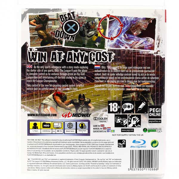 Renovert Blitz: The League II - PS3 spill - Retrospillkongen