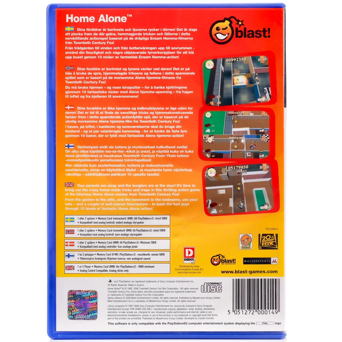 Home Alone - PS2 spill - Retrospillkongen