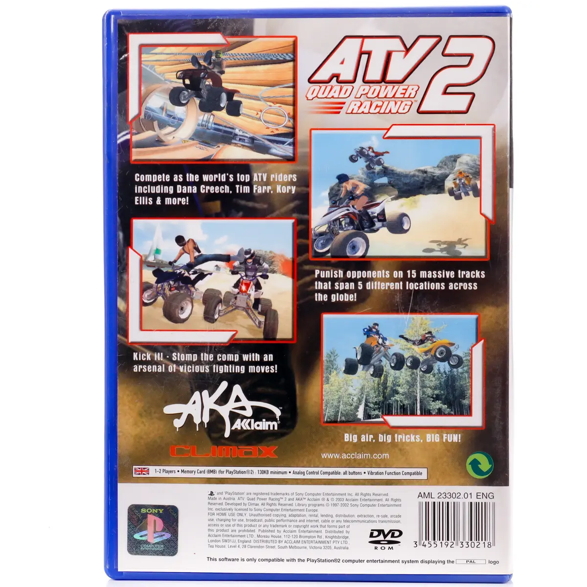 ATV: Quad Power Racing 2 - PS2 spill - Retrospillkongen