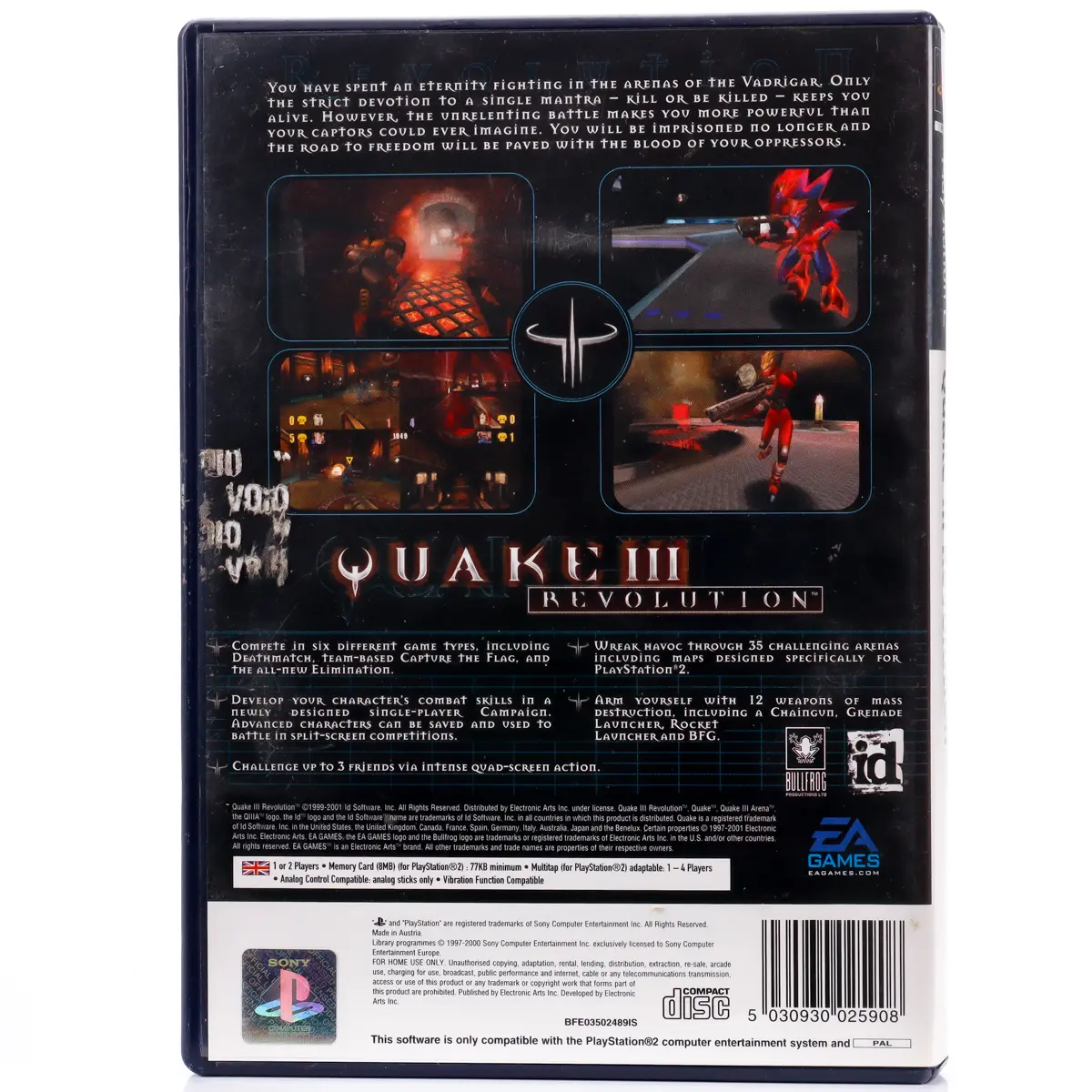 Quake III: Revolution - PS2 spill - Retrospillkongen