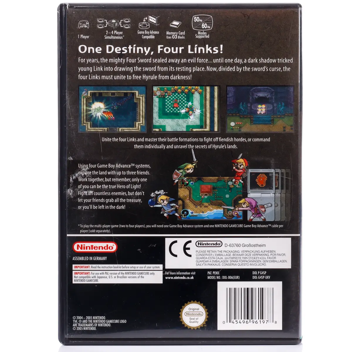 The Legend of Zelda: Four Swords Adventure - GameCube spill - Retrospillkongen