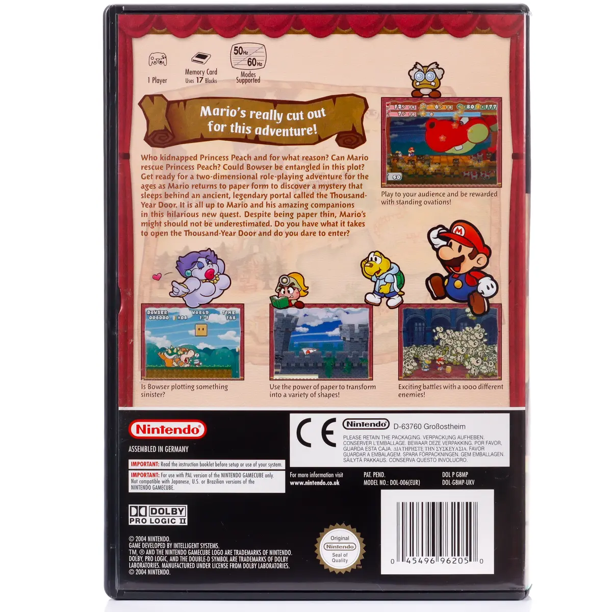 Paper Mario The Thousand-Year Door - Gamecube spill - Retrospillkongen