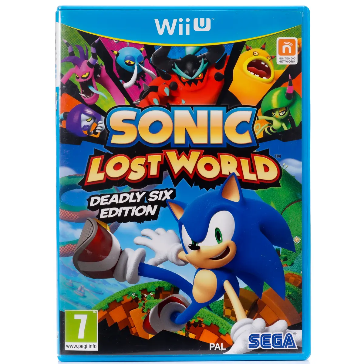 Sonic Lost World (Deadly Six Edition) - Wii U spill - Retrospillkongen